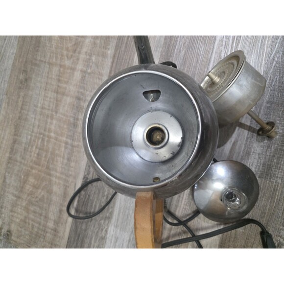 Vintage Art Deco Manning Bowman Chrome Coffee Percolator Wood Handle  4383 - Picture 7 of 7